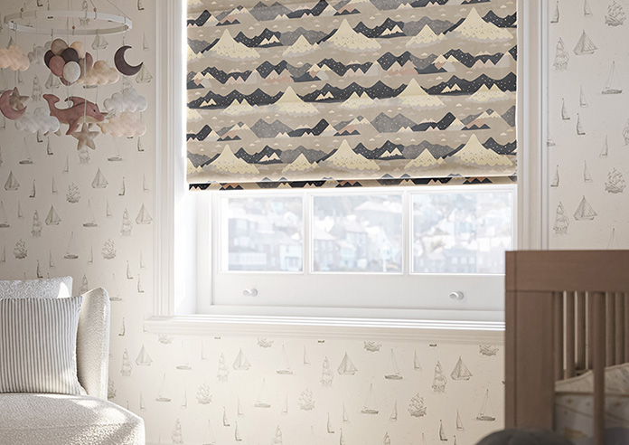 Serene Summit, Breeze - Motorised Roman Blind - Image 5